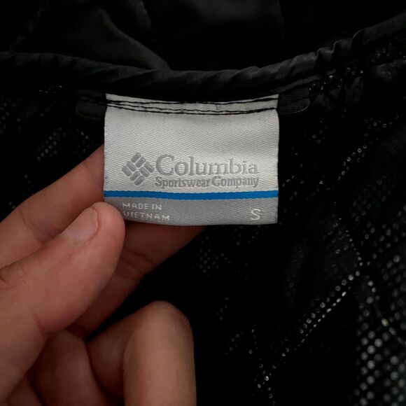 Columbia Puffer Jacket Women's S Black Quilted Full-Zip Insulated Hooded Winter - Picture 8 of 9